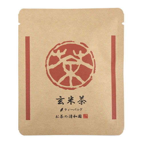 玄米茶　ティーバッグ袋 パッケージ